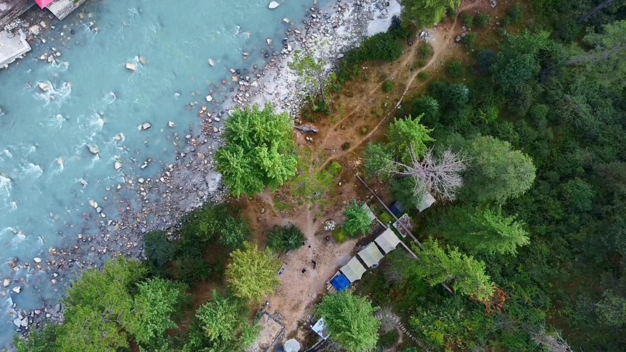 Himtrek Riverside Camps, Kasol Exteriör bild