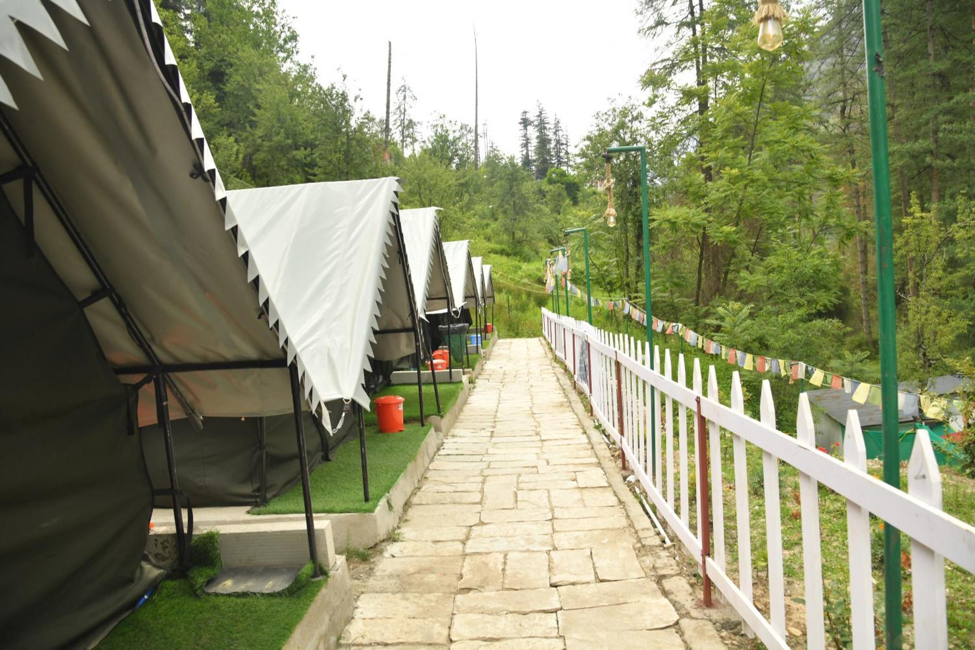 Himtrek Riverside Camps, Kasol Exteriör bild